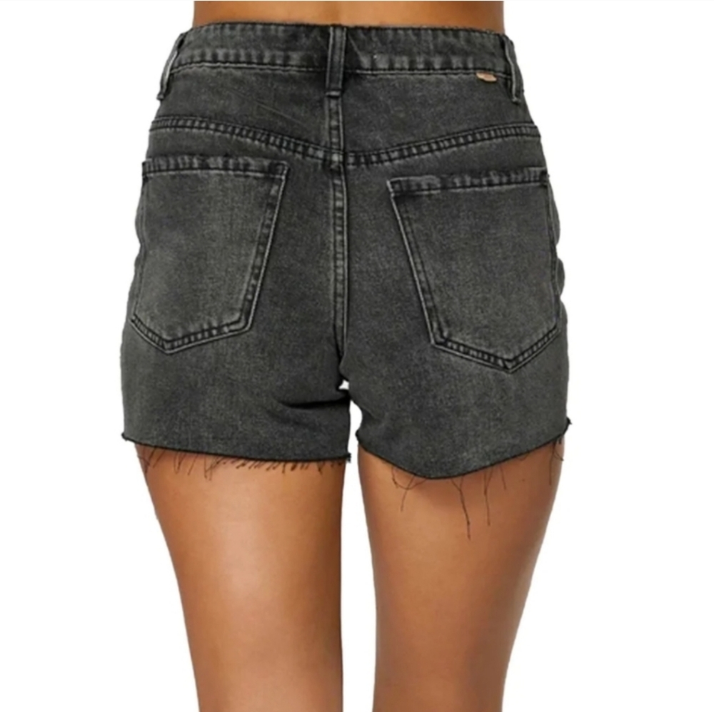 O'Neill High Waist Black Denim Shorts